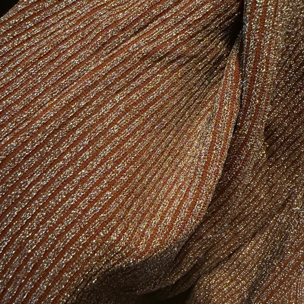 Timing Sleeveless Rust-Brown Knit Maxi Dress - Picture 4 of 6